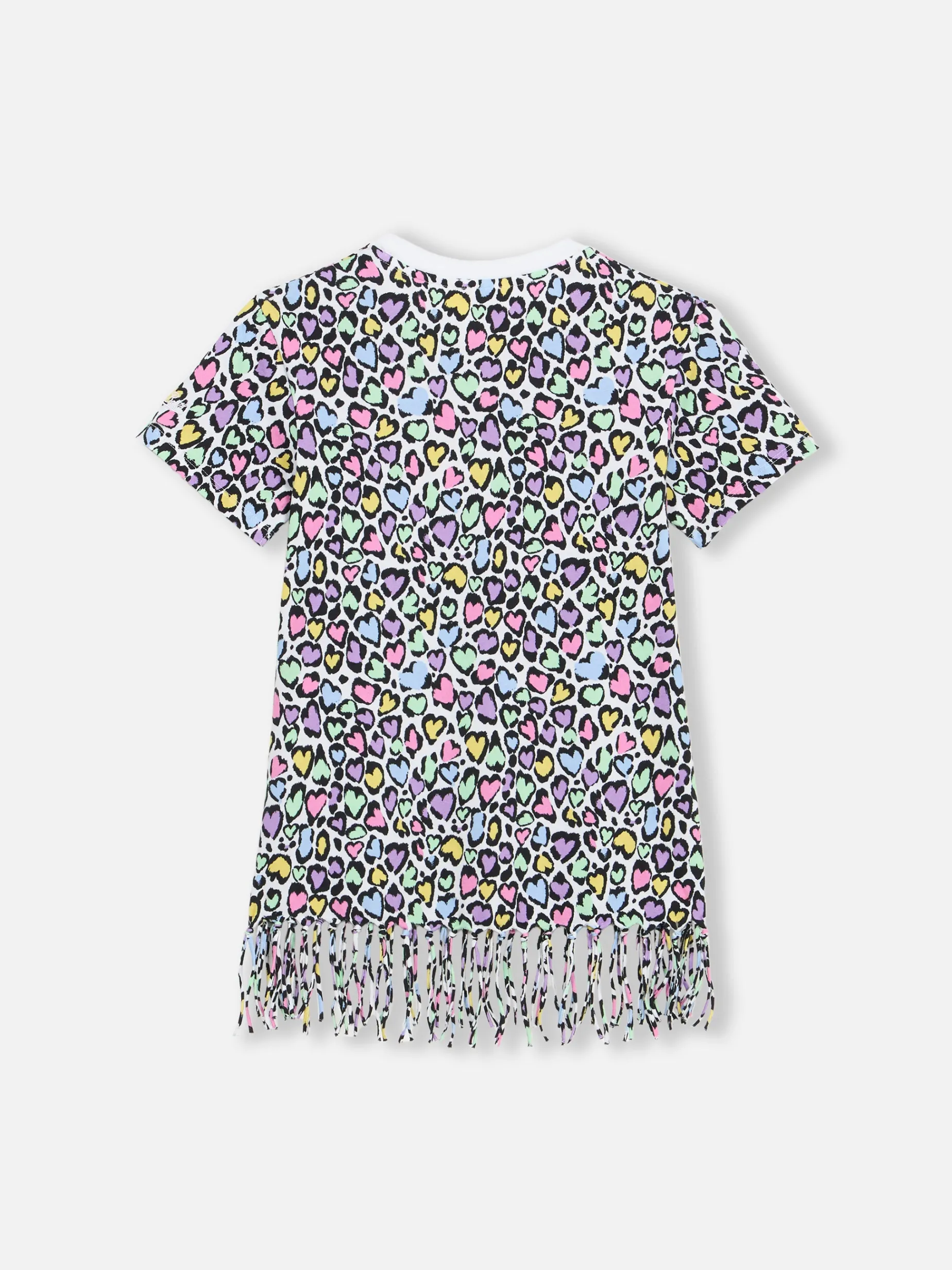 Abbey-Kleid für Mädchen mit Fransen und Animal-Print