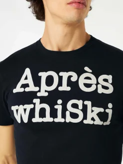 Après whiSki blaues T-Shirt