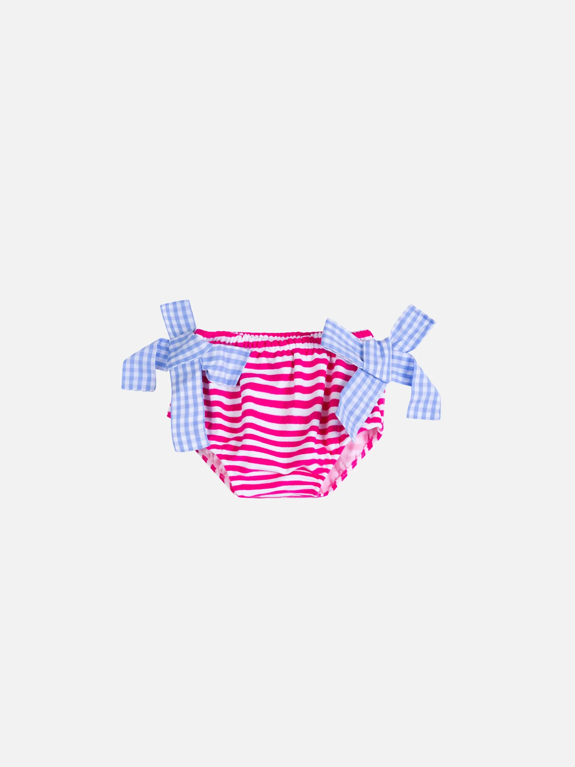 Baby-Badehose aus Frottee mit Streifen