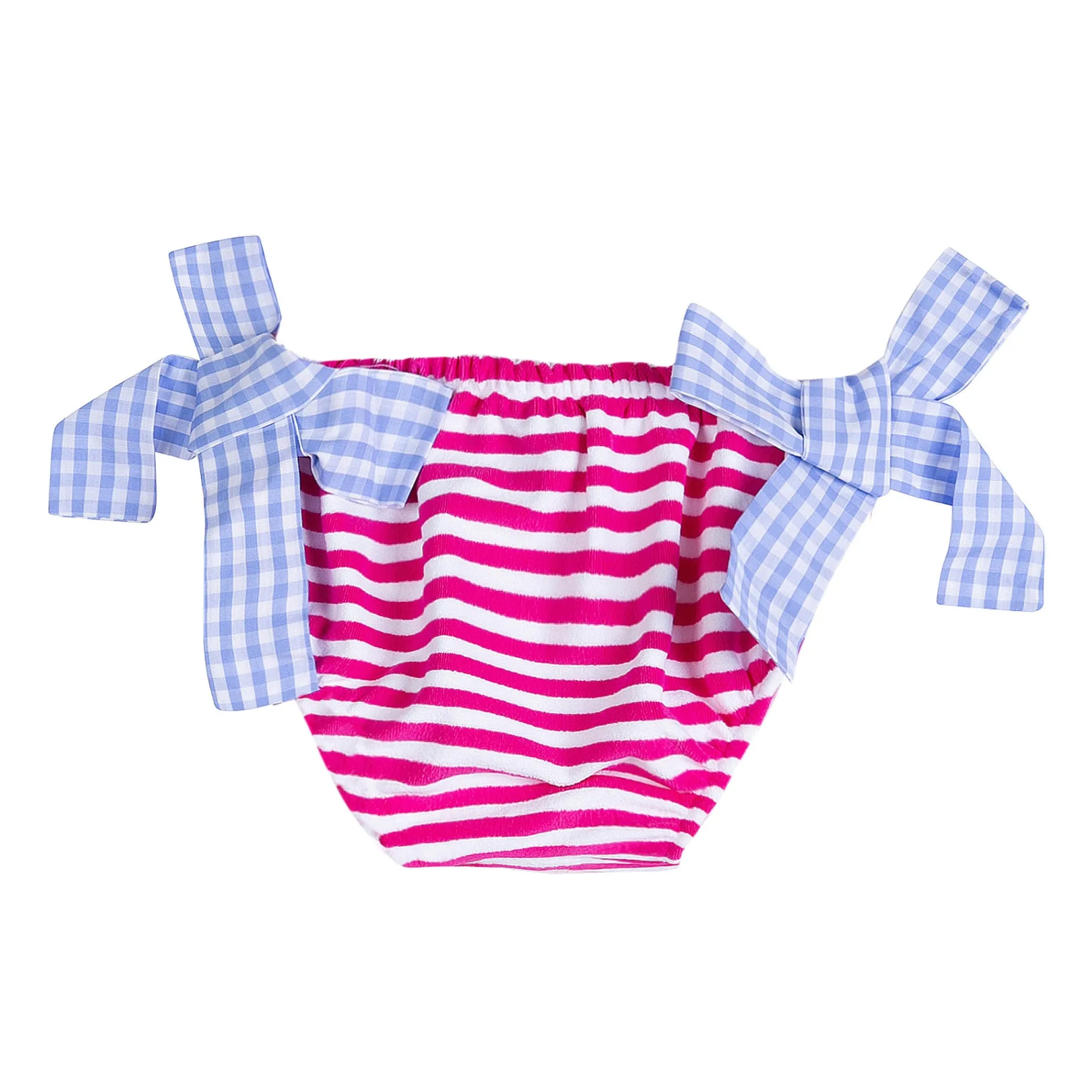 Baby-Badehose aus Frottee mit Streifen