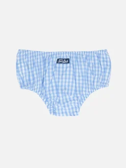 Baby-Pumphose Pimmy mit Gingham-Print