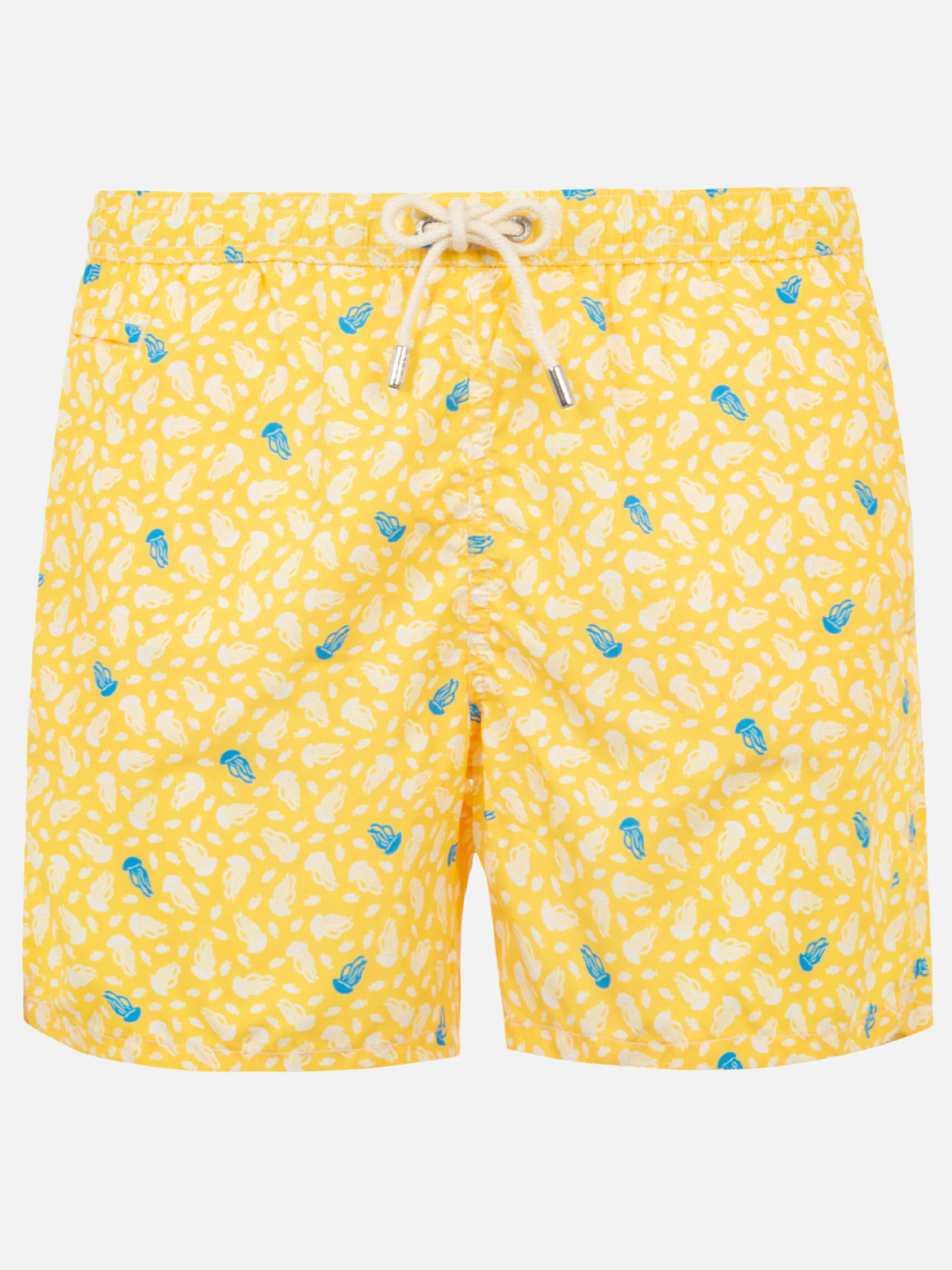 Badeshorts aus leichtem Stoff mit Quallenmuster