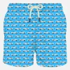 Badeshorts aus leichtem Stoff mit Mikroprint „Cars“.