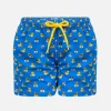 Badeshorts aus leichtem Stoff für Jungen mit Ducky- und Napoli-Logo-Aufdruck | SSC NAPOLI SPECIAL EDITION