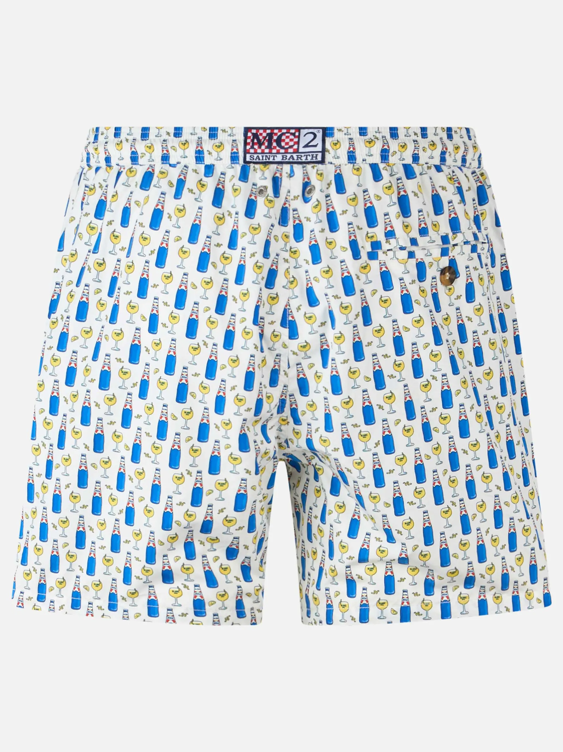 Badeshorts aus leichtem Stoff für Herren mit Blanc 1664-Aufdruck | BLANC 1664 SPECIAL EDITION