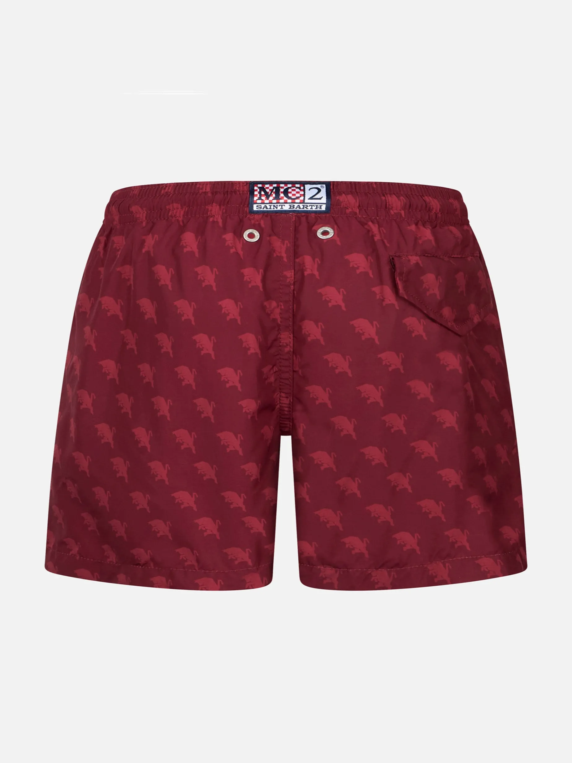 Badeshorts aus leichtem Stoff für Jungen mit TORINO-Aufdruck | AC TORINO SPECIAL EDITION
