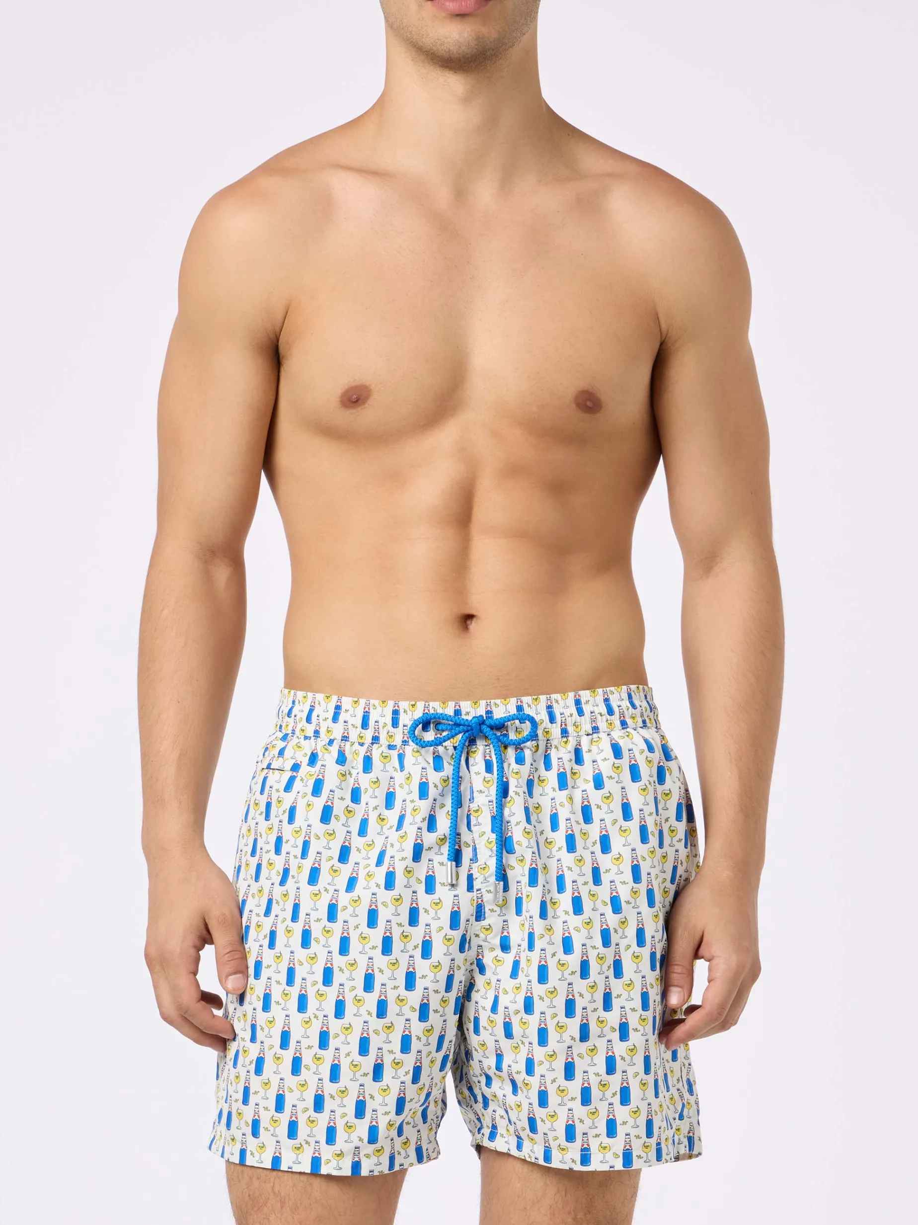 Badeshorts aus leichtem Stoff für Herren mit Blanc 1664-Aufdruck | BLANC 1664 SPECIAL EDITION