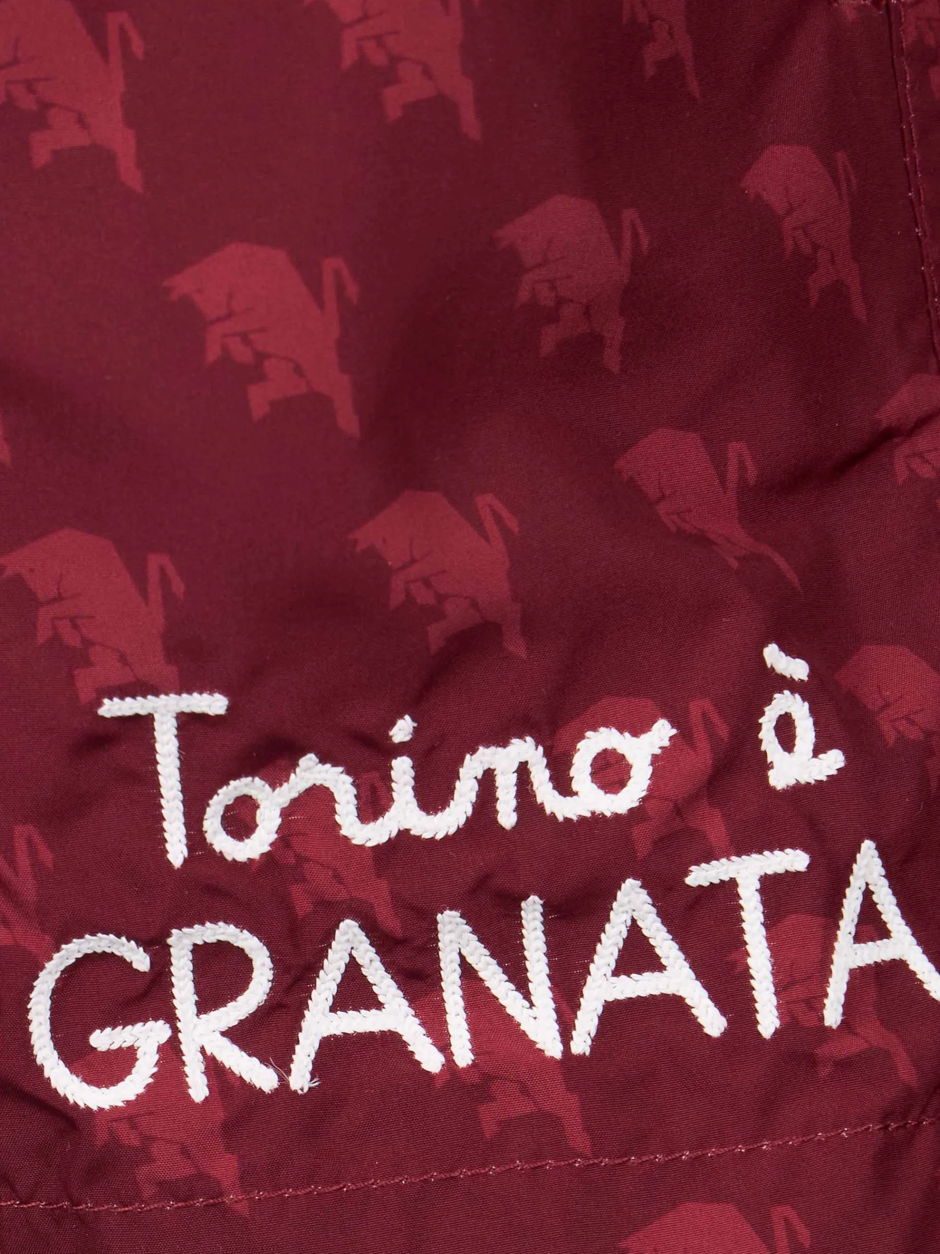 Badeshorts aus leichtem Stoff für Jungen mit TORINO-Aufdruck | AC TORINO SPECIAL EDITION