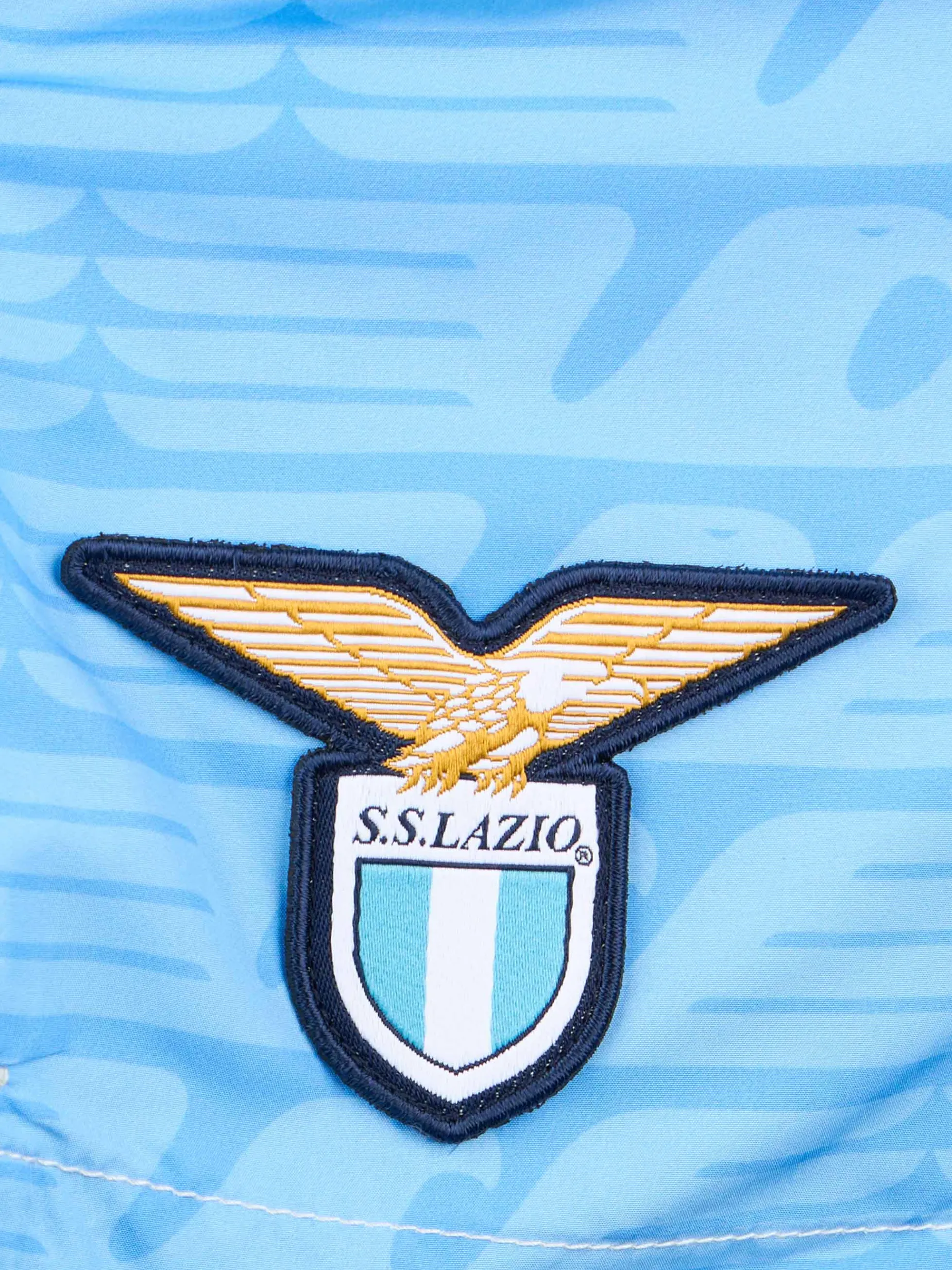 Badeshorts aus leichtem Stoff für Jungen mit Lazio-Aufdruck | SS LAZIO SPECIAL EDITION