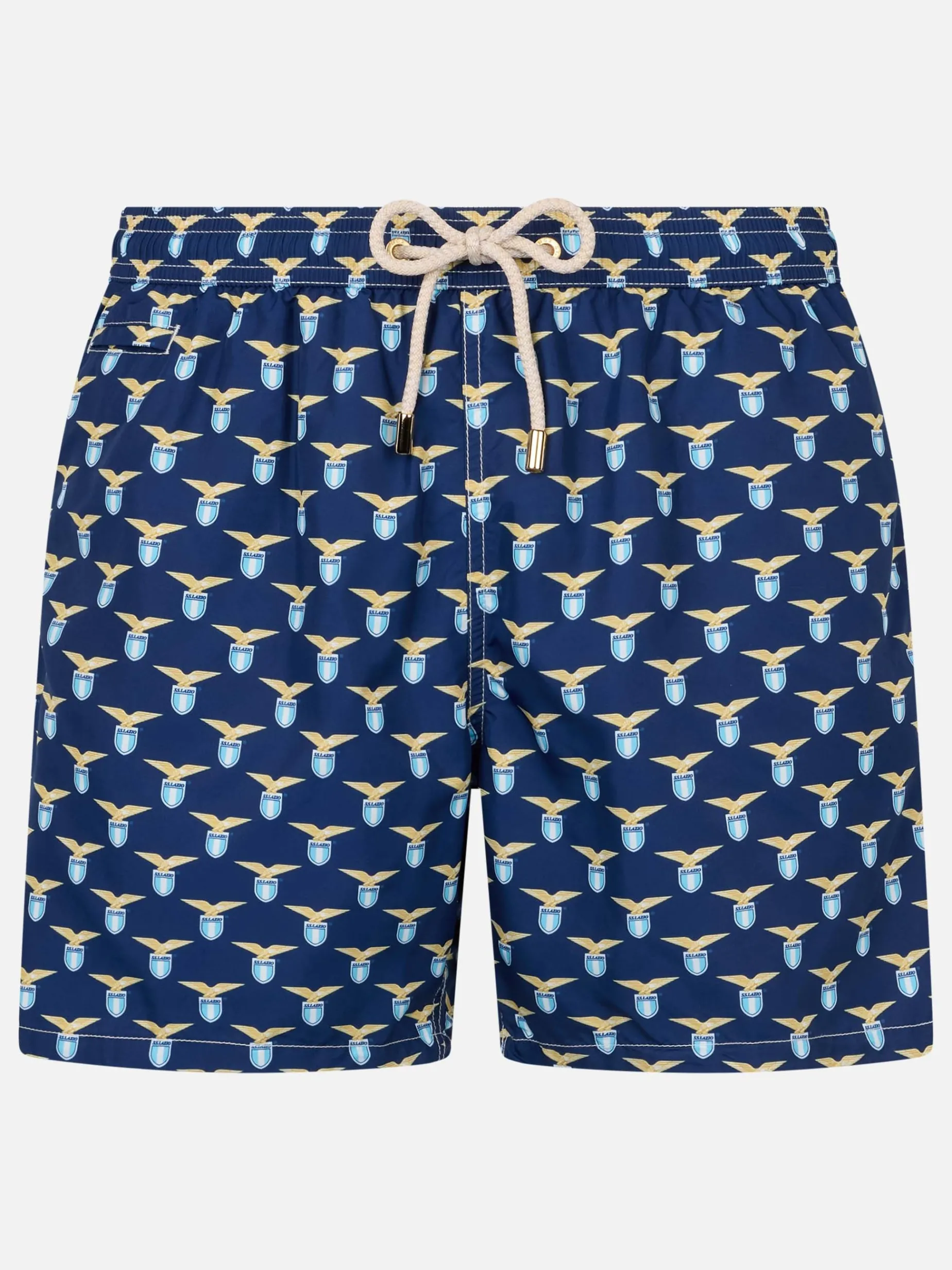 Badeshorts aus leichtem Stoff für Herren mit aufgedrucktem Lazio-Logo | SS LAZIO SPECIAL EDITION