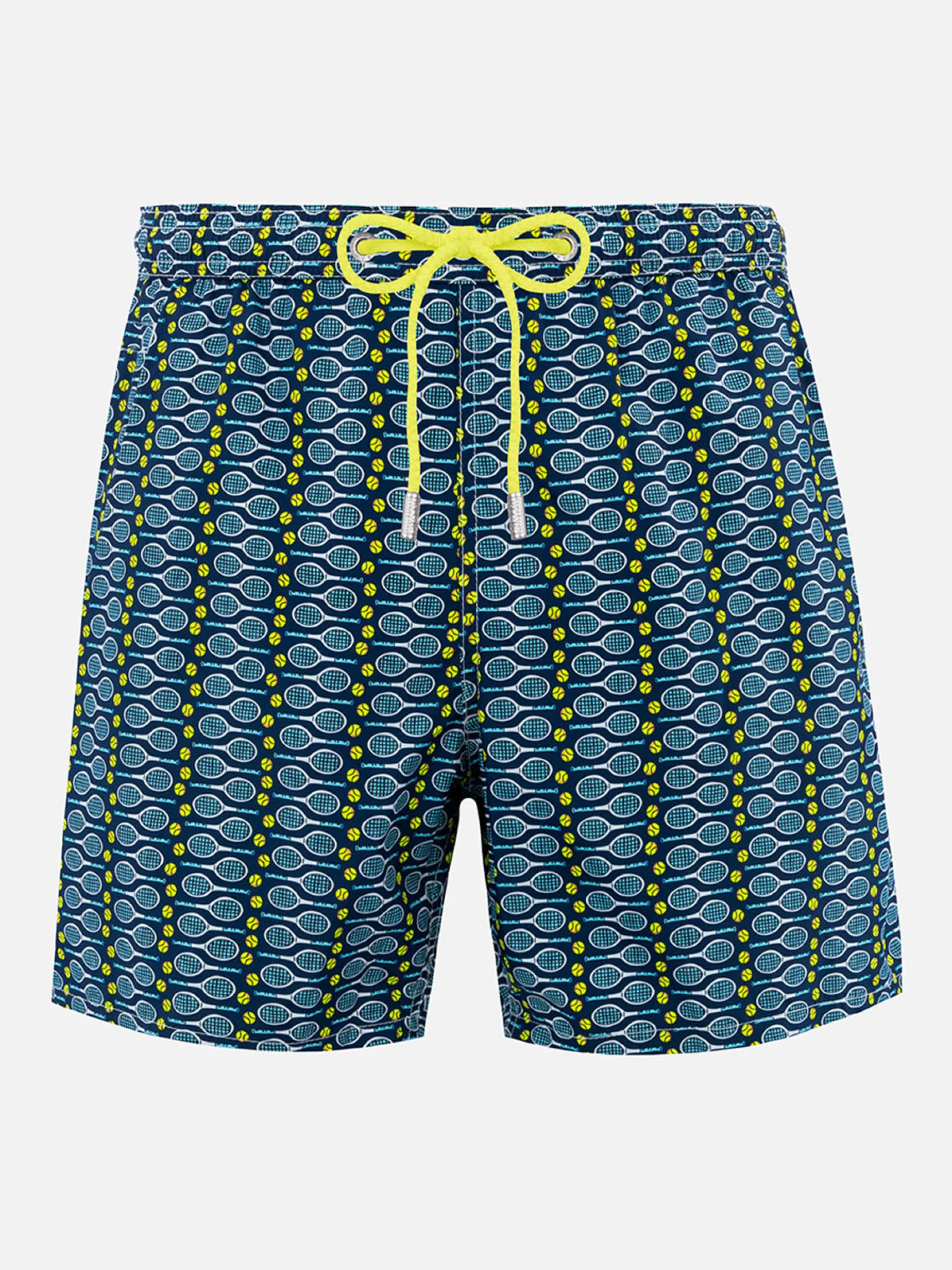 Badeshorts für Herren aus leichtem Stoff Lighting Micro Fantasy mit Tennis-Print