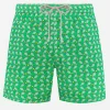 Badeshorts für Herren aus leichtem Stoff Lighting Micro Fantasy mit Tennis-Print