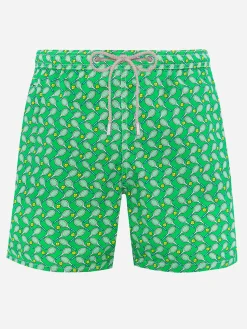 Badeshorts für Herren aus leichtem Stoff Lighting Micro Fantasy mit Tennis-Print