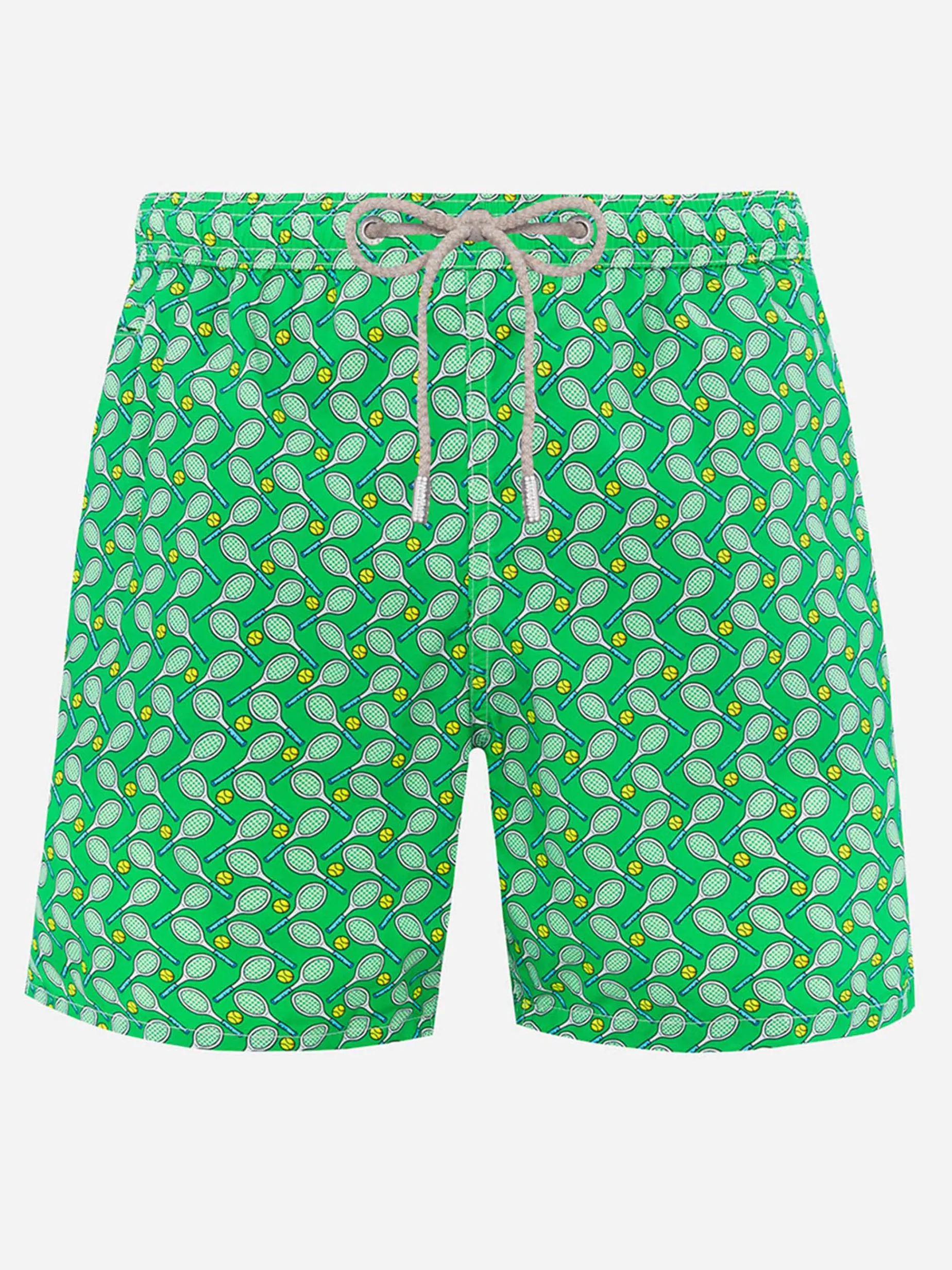 Badeshorts für Herren aus leichtem Stoff Lighting Micro Fantasy mit Tennis-Print