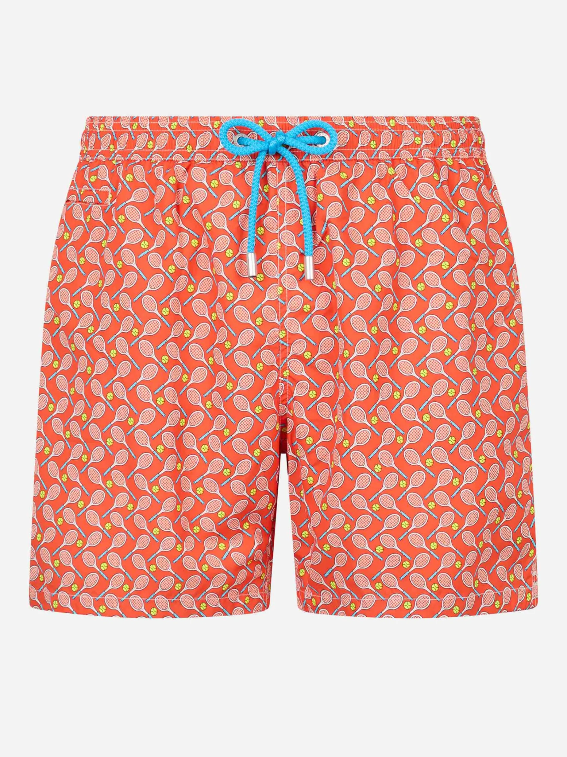 Badeshorts für Herren aus leichtem Stoff Lighting Micro Fantasy mit Tennis-Print