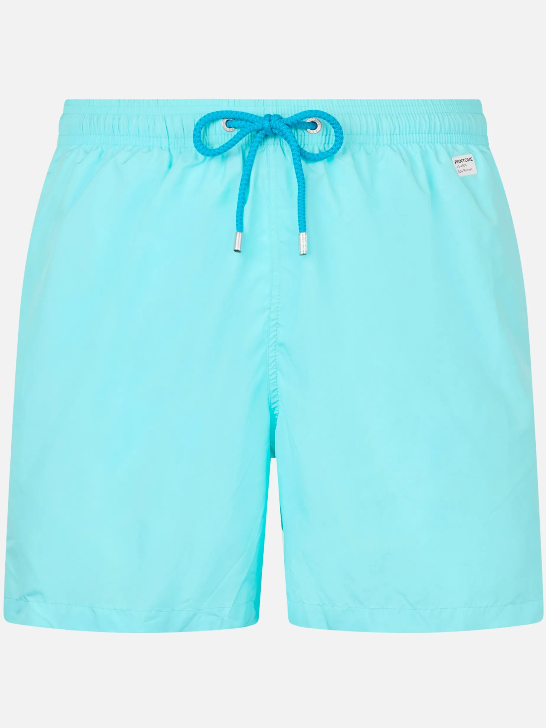 Badeshorts für Herren aus leichtem, wassergrünem Stoff Lighting Pantone | PANTONE-SONDERAUSGABE