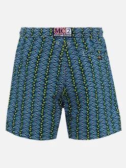 Badeshorts für Herren aus leichtem Stoff Lighting Micro Fantasy mit Tennis-Print