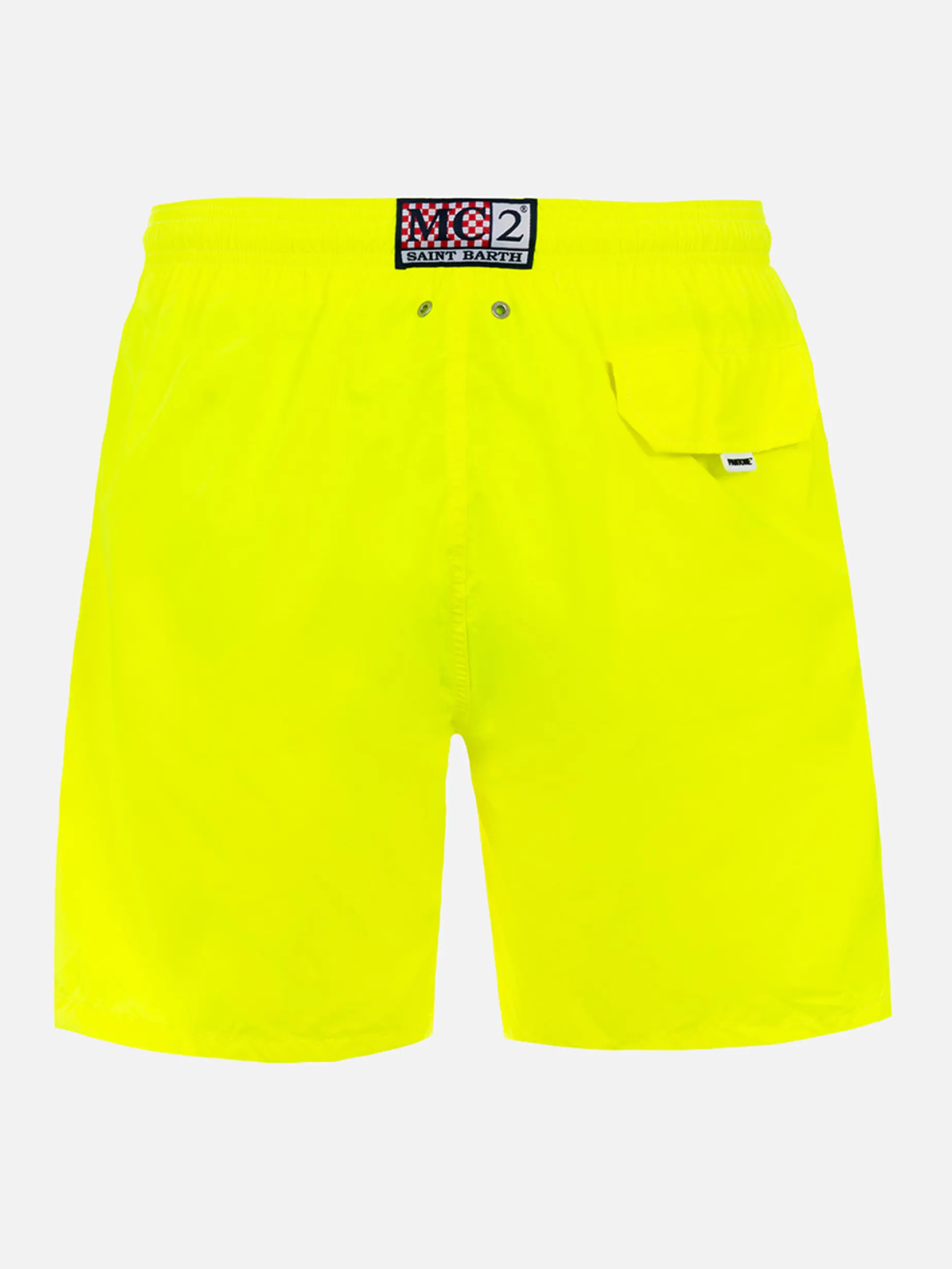 Badeshorts für Herren aus leichtem Stoff in Neongelb Lighting Pantone | PANTONE® SPECIAL EDITION