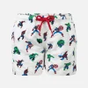 Badeshorts für Jungen aus leichtem Stoff von Jean Lighting mit Marvel-Superhelden-Aufdruck | MARVEL-SONDERAUSGABE