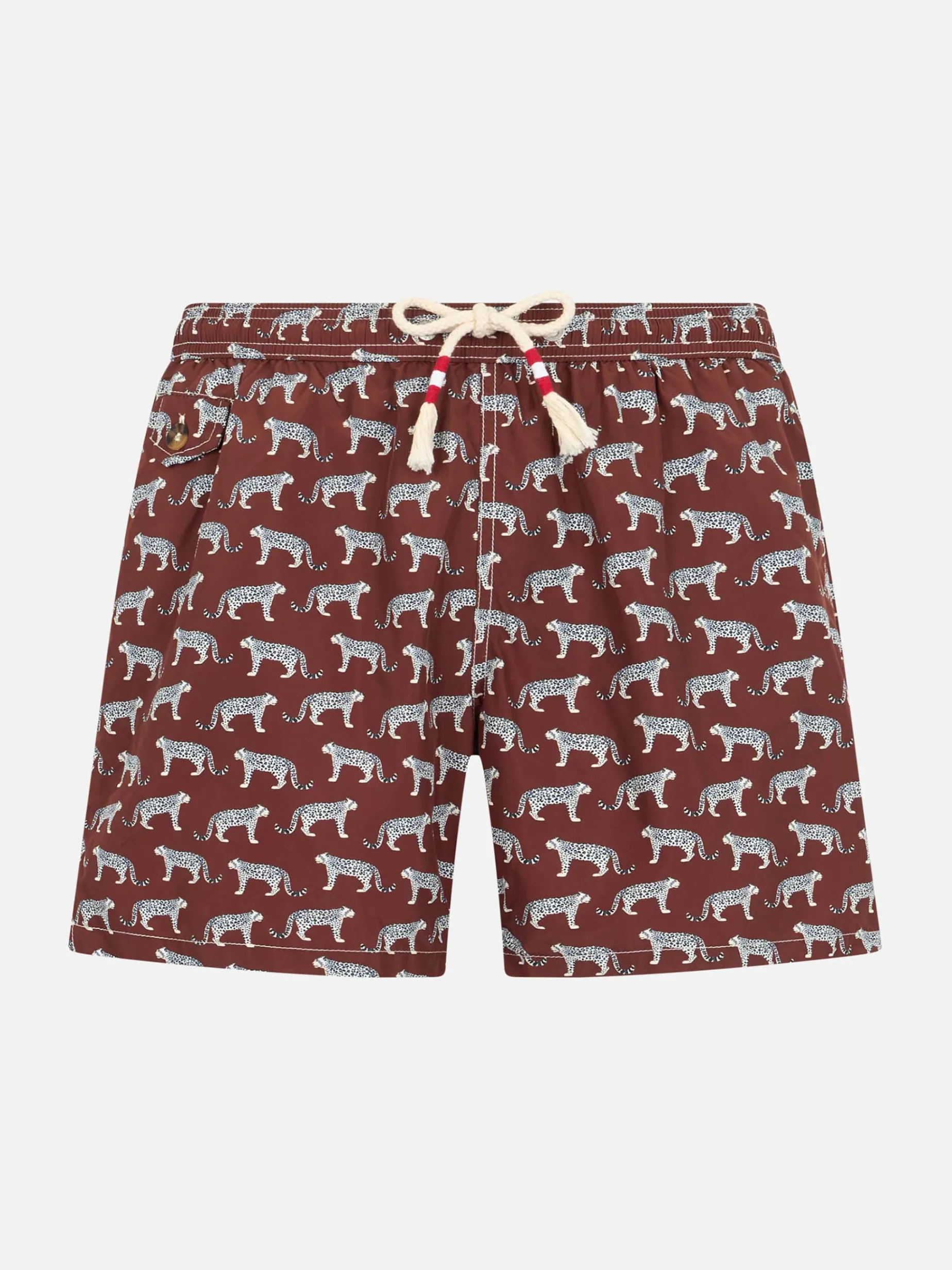 Badeshorts für Jungen aus leichtem Stoff Jean Lighting 70 mit Puma-Print