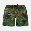 Badeshorts für Jungen aus leichtem Stoff von Jean Lighting mit Pixel-Camouflage-Print