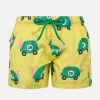 Badeshorts für Jungen aus leichtem Stoff von Jean Lighting mit Schildkröten-Print