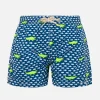 Badeshorts für Jungen aus leichtem Stoff von Jean Lighting mit Krokodildruck