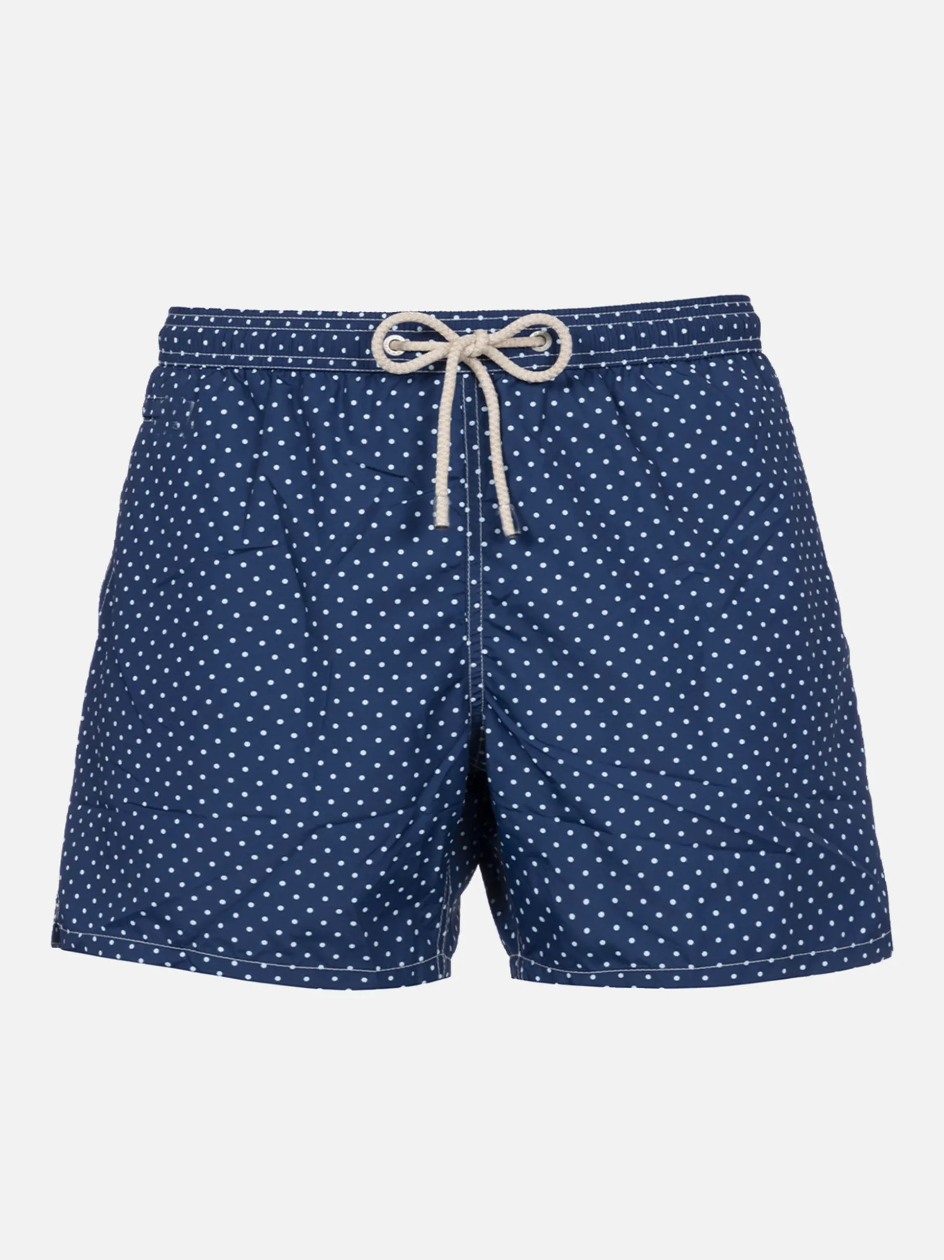 Badeshorts für Jungen aus leichtem Stoff von Jean Lighting mit Polka-Dots-Print