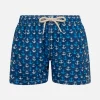 Badeshorts für Jungen aus leichtem Stoff von Jean Lighting mit Anker-Print