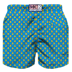Badeshorts für Jungen aus leichtem Stoff mit Weihnachtsenten-Aufdruck