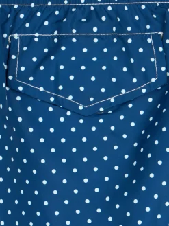 Badeshorts für Jungen aus leichtem Stoff von Jean Lighting mit Polka-Dots-Print