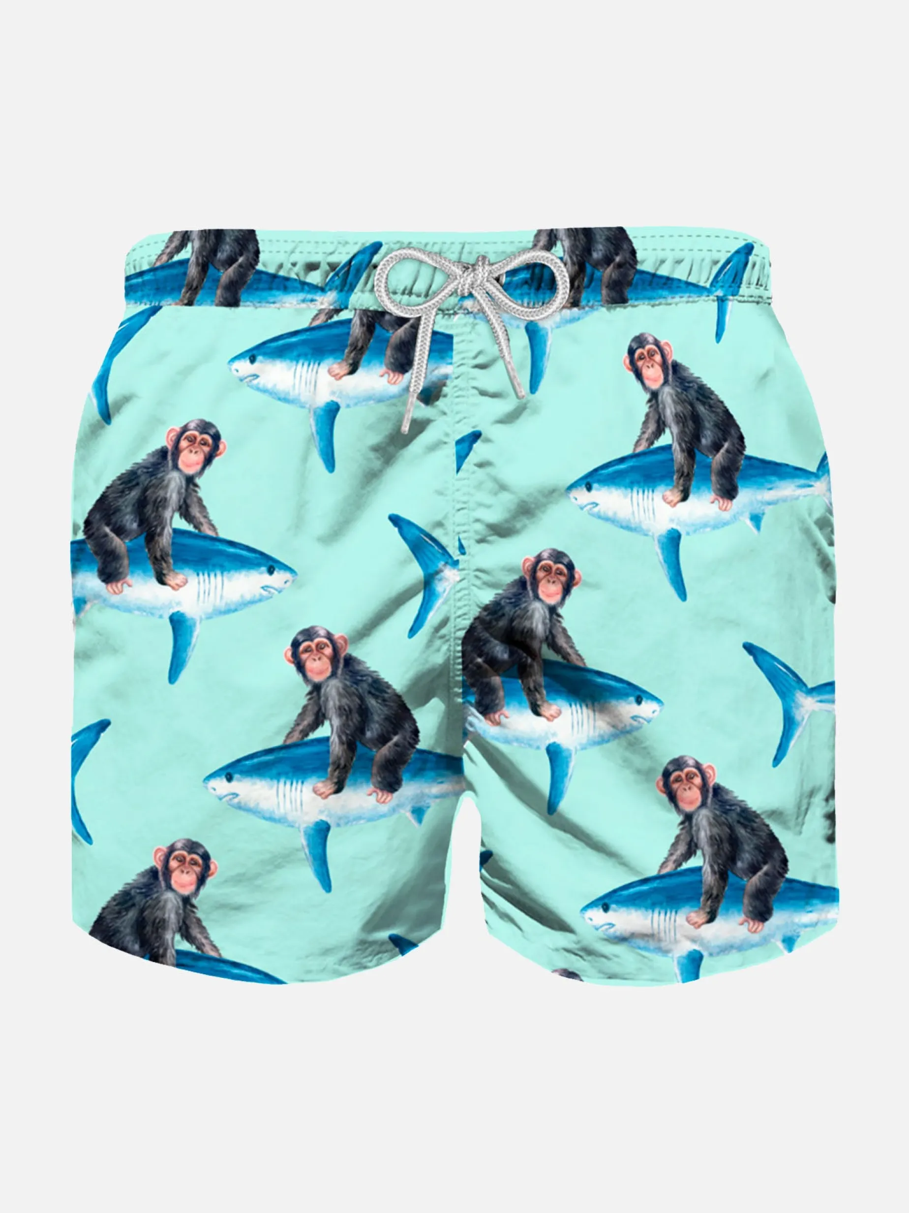 Badeshorts für Jungen mit Affenreiten