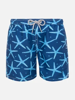 Badeshorts für Jungen mit Seestern-Print