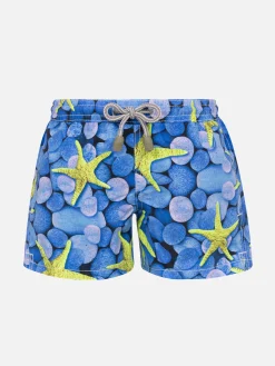 Badeshorts für Jungen mit Seestern-Print