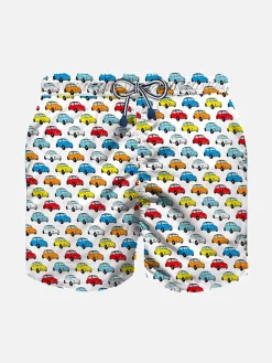 Badeshorts für Jungen mit Fiat 500-Autoaufdruck | FIAT© 500 Sonderedition