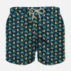 Badeshorts für Jungen mit weihnachtlichem Enten-Print