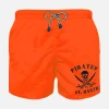 Badeshorts für Jungen mit Piratenstickerei