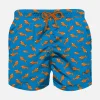 Badeshorts für Jungen mit Hai-Aufdruck