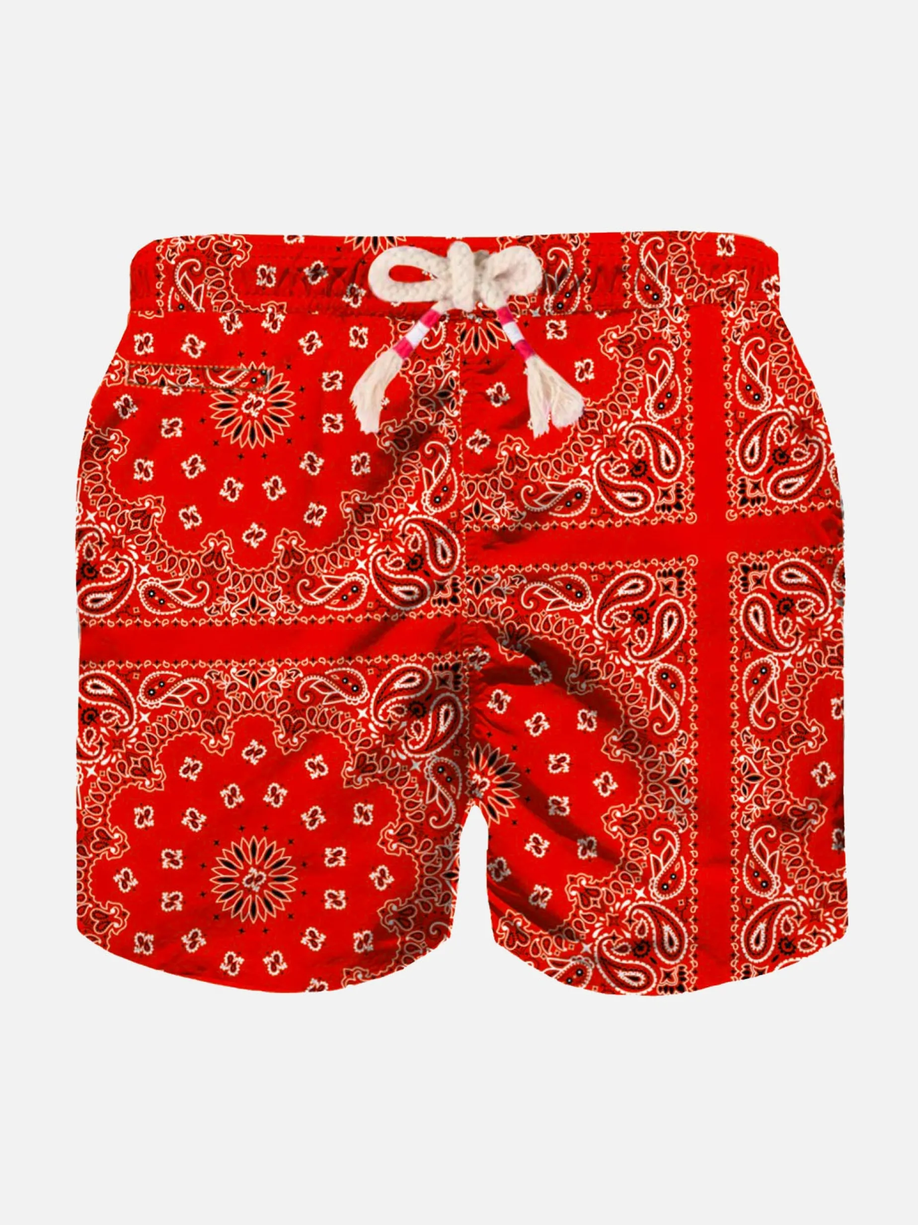 Badeshorts für Jungen mit Bandana-Print