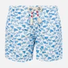 Badeshorts für Jungen mit Hai-Aufdruck