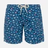 Badeshorts für Jungen mit mehrfarbigem Krabbendruck