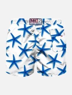 Badeshorts für Jungen mit Seestern-Print
