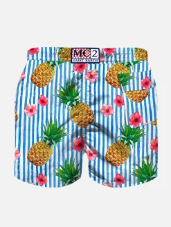 Badeshorts für Jungen mit Ananas-Print