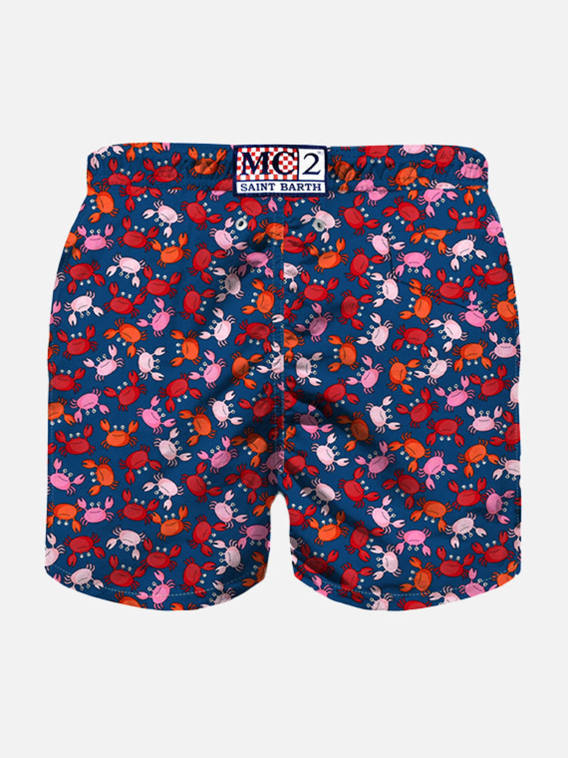 Badeshorts für Jungen mit Krabbenprint