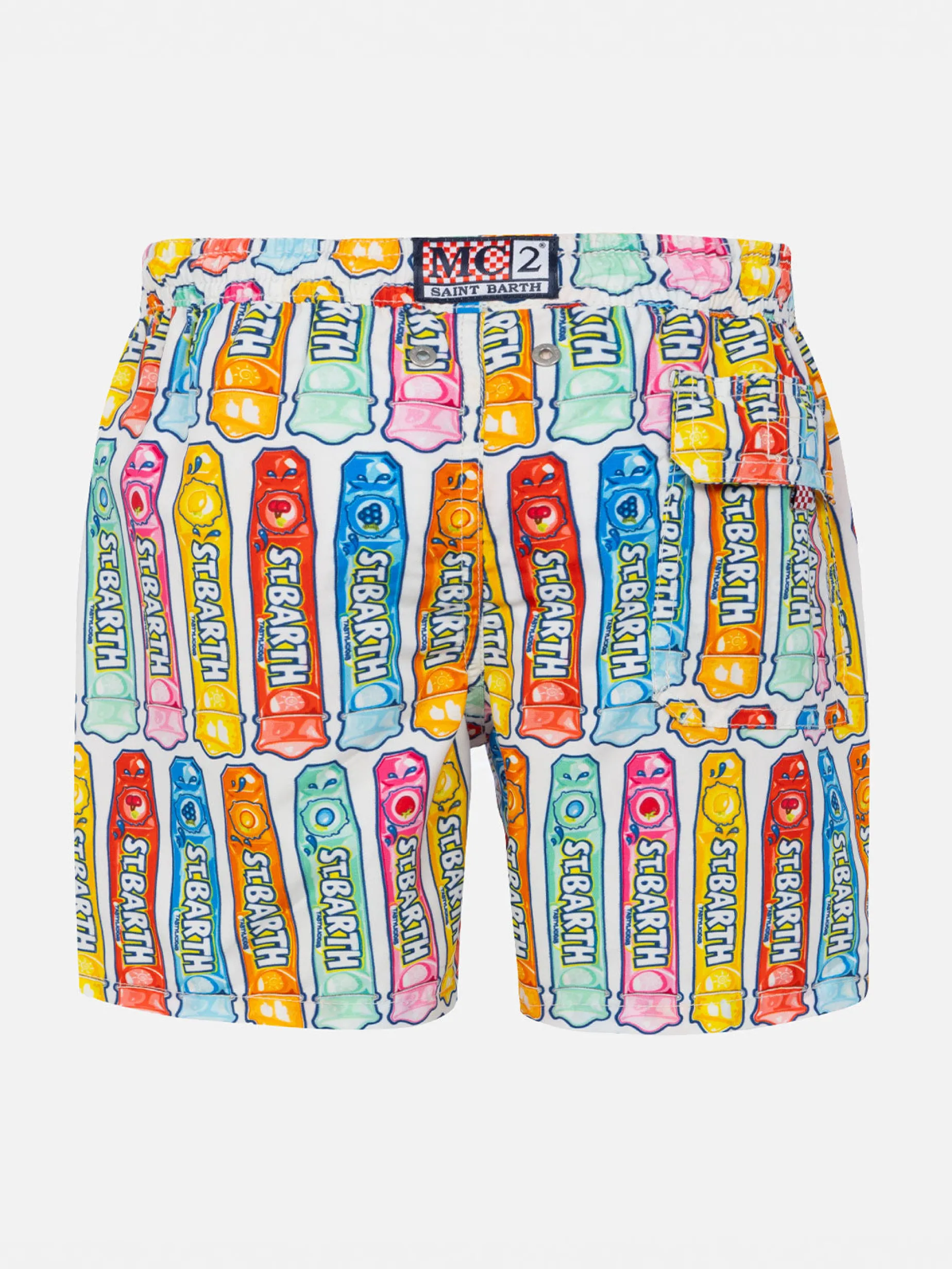 Badeshorts für Jungen mit Eislutscher-Aufdruck