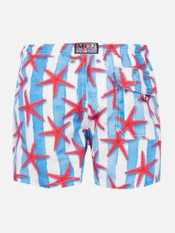 Badeshorts für Jungen mit Seestern-Print