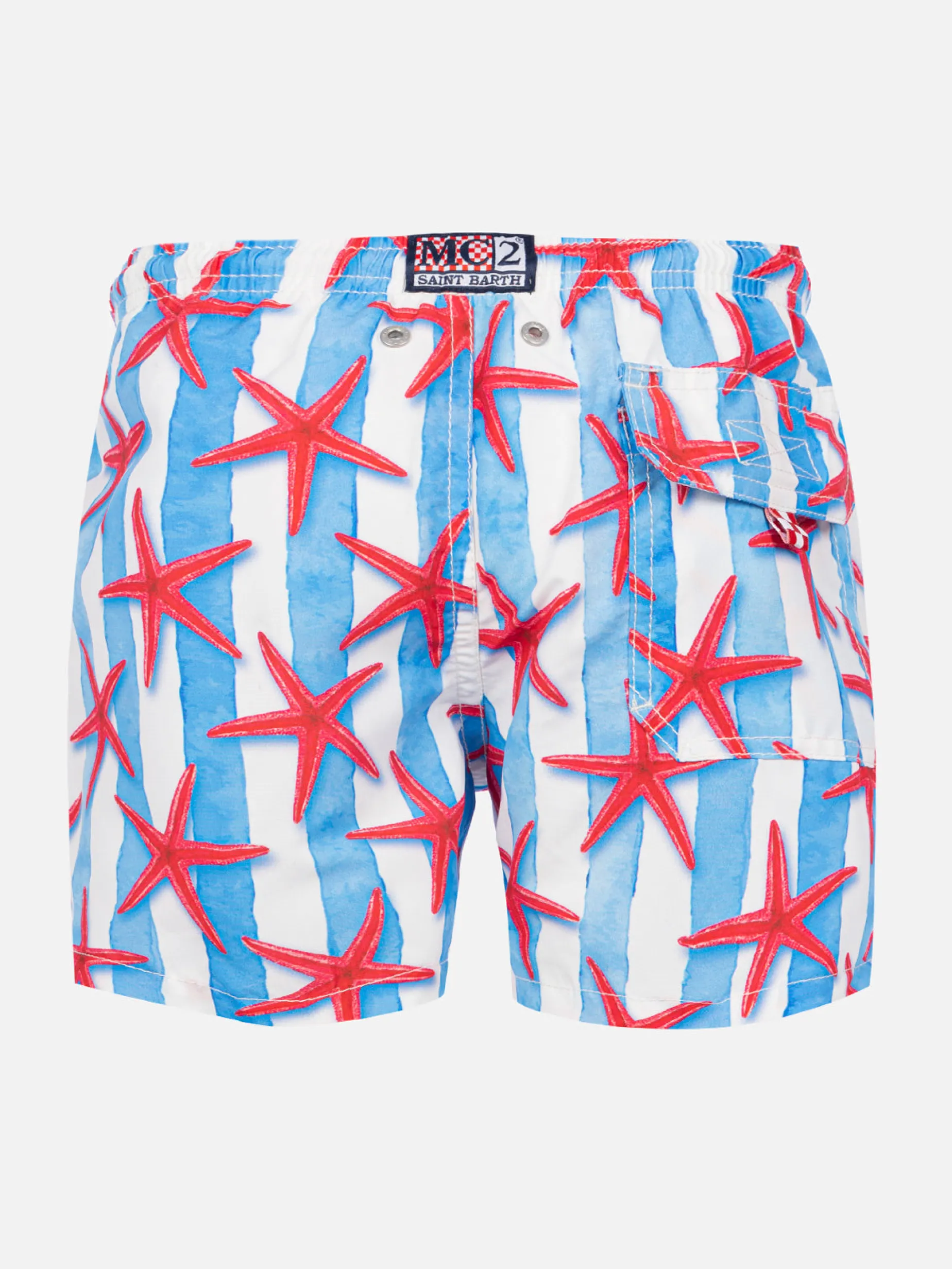 Badeshorts für Jungen mit Seestern-Print
