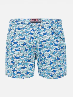Badeshorts für Jungen mit Krabbenprint