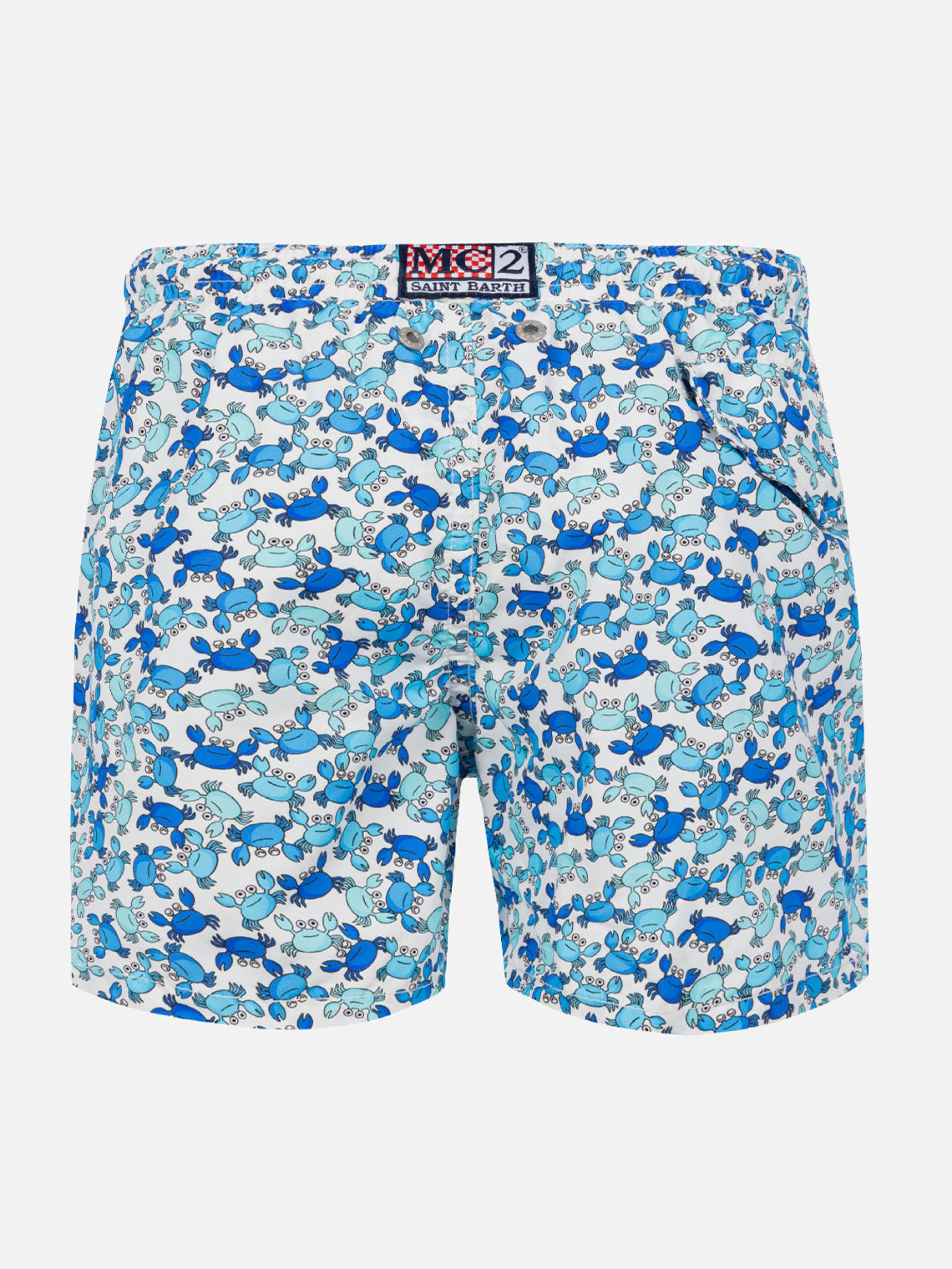 Badeshorts für Jungen mit Krabbenprint