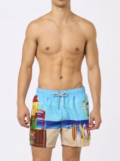 Badeshorts mit Fotodruck von Saint Barth Lorient
